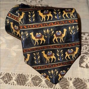 Lands’ End 100% silk scarf